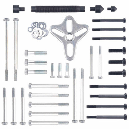 46pcs Bearing Puller Harmonic Balancer Steering Wheel Removal Kit