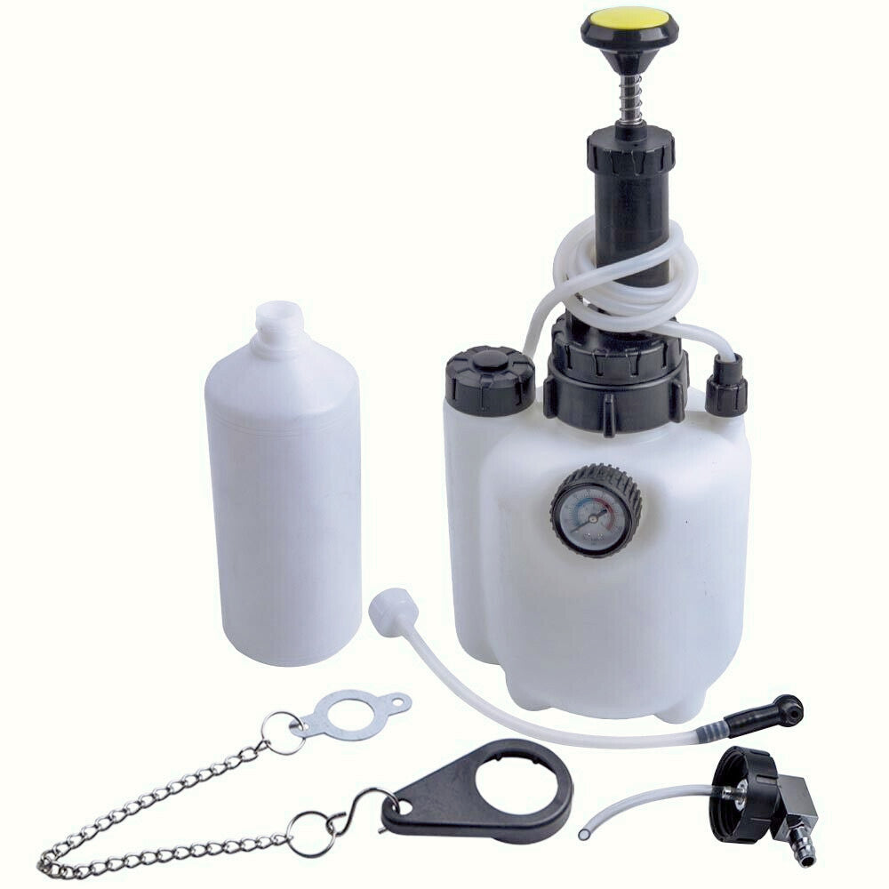 3L Manual Pressure Brake Clutch Bleeding System Tool Fluid Bleeder Kit hand pump - salelink.co.nz