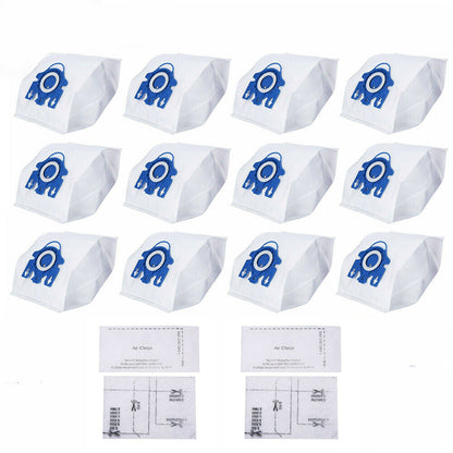 12 Vacuum Cleaner Bags for Miele 3D GN C2 C3 S2 S5 S8 S5211 S5210 S8310 - salelink.co.nz