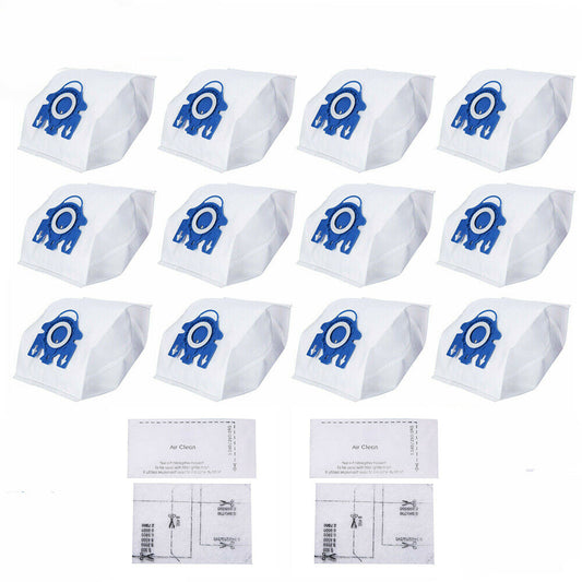 12 Vacuum Cleaner Bags for Miele 3D GN C2 C3 S2 S5 S8 S5211 S5210 S8310 - salelink.co.nz