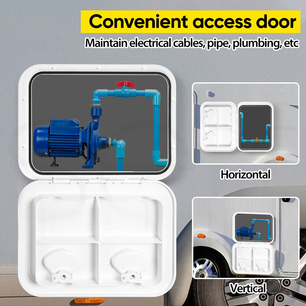 Access Hatch Service Door Locked Lid Caravan Storage RV Boat
