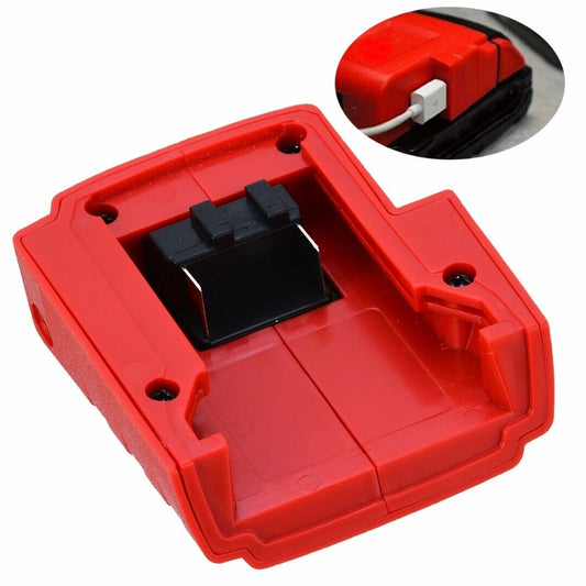 Power USB Charger Adaptor Fit Milwaukee 49-24-2371 M18 Controlled Tool