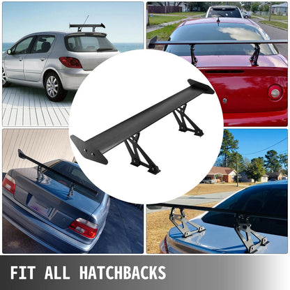 135cm Universal Rear Car Trunk GT Wing Racing Spoiler Stand Lightweight Aluminum