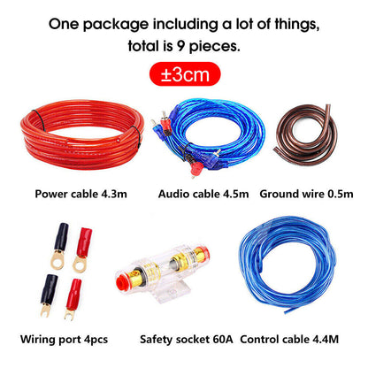 1500w Car Amplifier Wiring Kit - salelink.co.nz