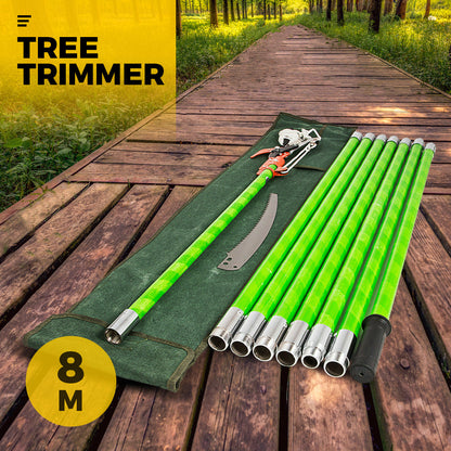 8M Detachable Pole Pruning Saw Tree Trimmer Shearing