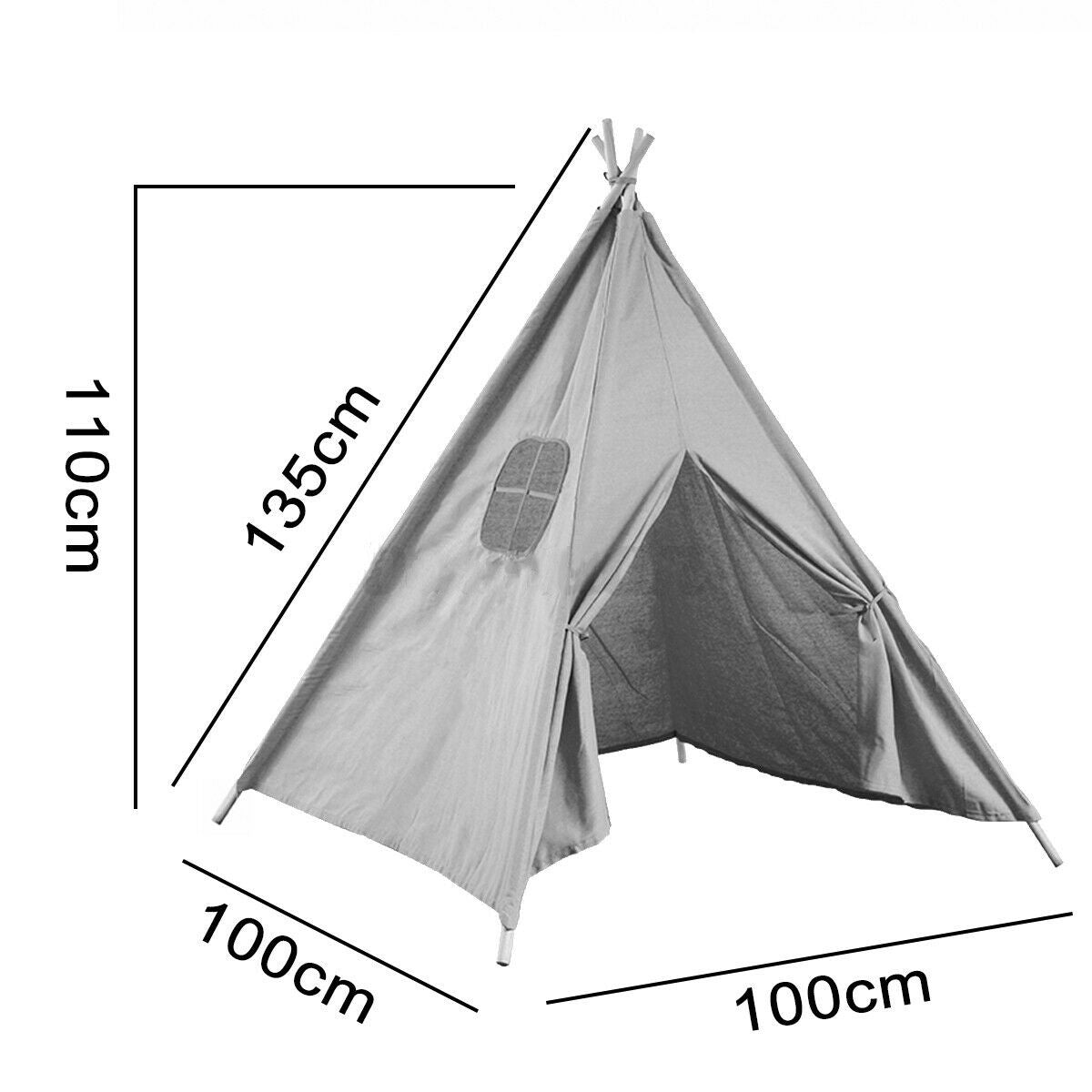 Kids Teepee Tent Play House - salelink.co.nz