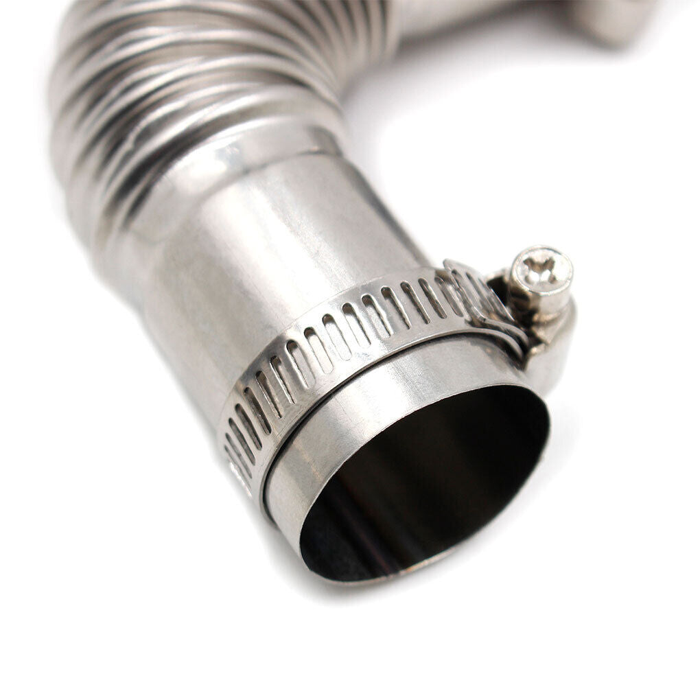 24mm Exhaust Pipe Tube Elbow Connector Diesel Heater With Clamps For Webasto