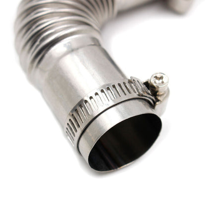 24mm Exhaust Pipe Tube Elbow Connector Diesel Heater With Clamps For Webasto