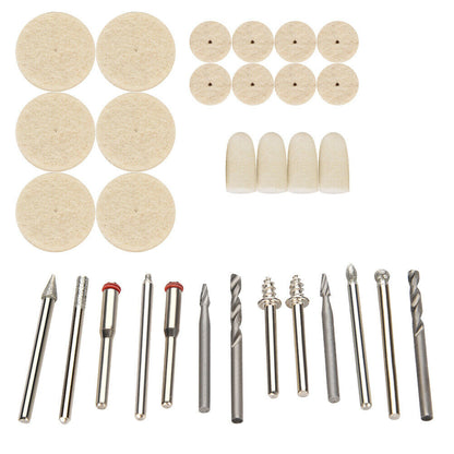 350PCS Rotary Tool Accessories Kit Grinding Polishing Shank Craft Bits