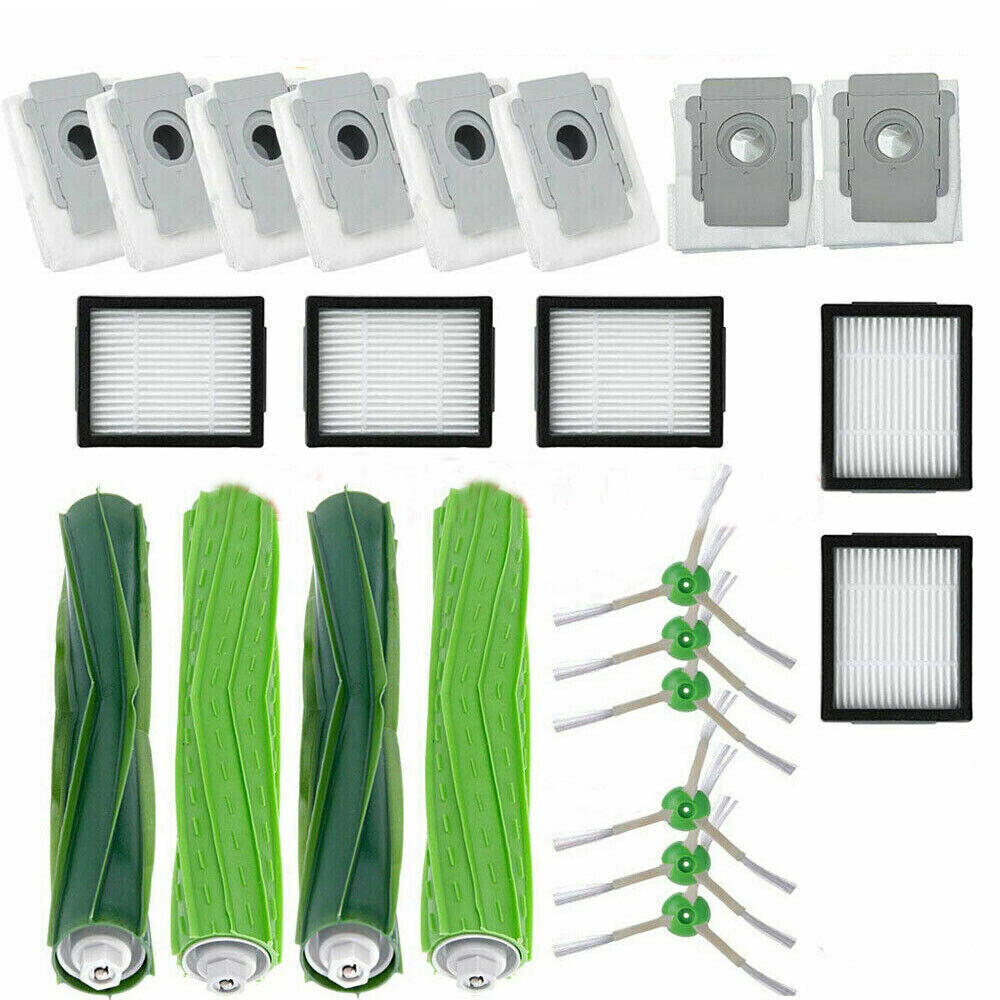 For iRobot Roomba i7 i7+/i7 Plus i8 E5 E6 E7 Replacement Parts Brush Filters Bag - salelink.co.nz