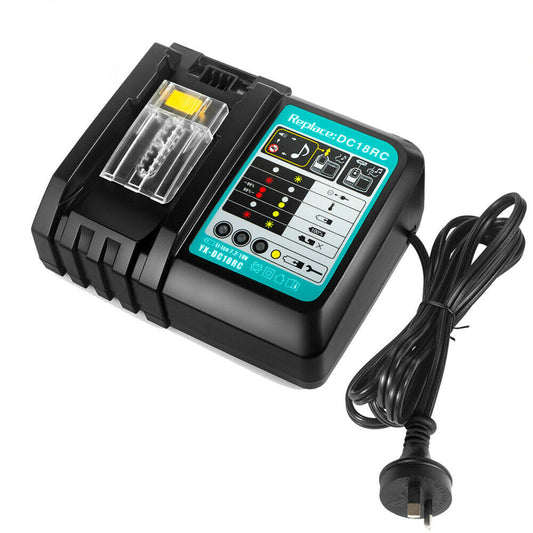 For Makita DC18RC 18V Battery Charger BL1850B BL1860B