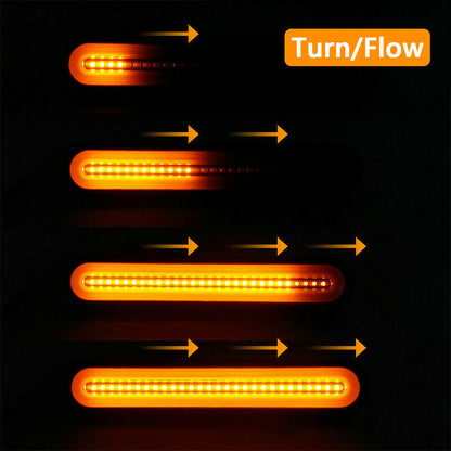 2x LED Tail Lights Trailer Stop Flowing Turn Signal Brake