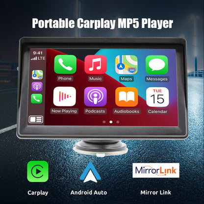 7" Apple Carplay Car Stereo Radio Bluetooth Camera