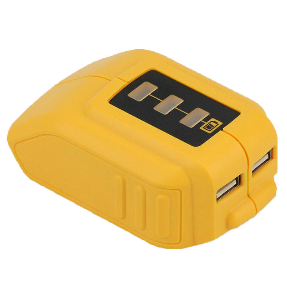 USB Phone Charger Adapter Li-ion Battery For Dewalt DCB090