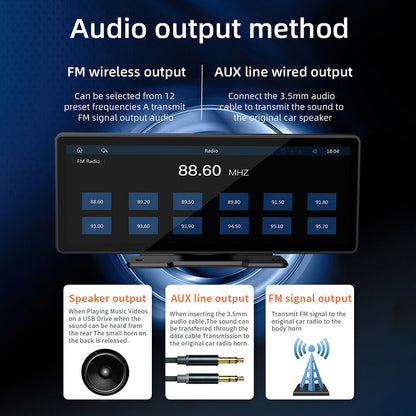 Apple Carplay Android Car Stereo Bluetooth Player - salelink.co.nz