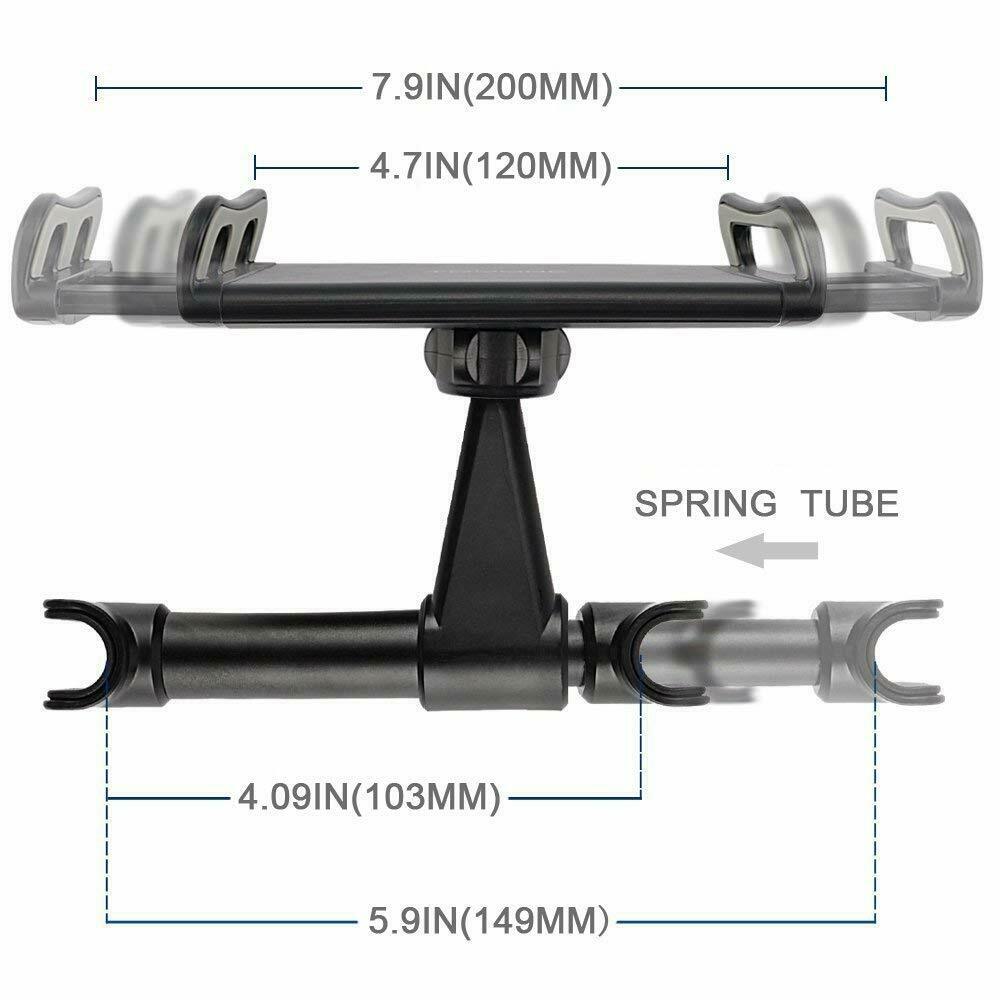 Universal Car Seat Back Headrest Mount Holder for 4.7~10.5" iPad Phone Tablet - salelink.co.nz