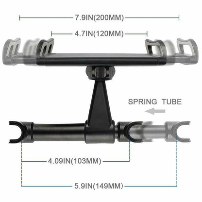 Universal Car Seat Back Headrest Mount Holder for 4.7~10.5" iPad Phone Tablet - salelink.co.nz