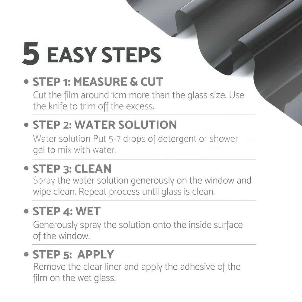 75cmX7m Window Tint Film 25% VLT