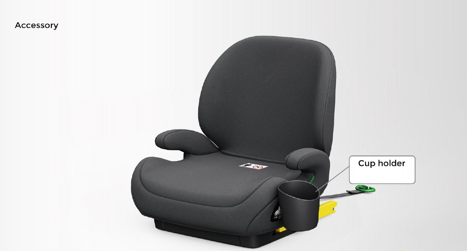 Pre-order Baby Brightness CloudLift Pro Half Booster Seat with ISOFIX and Backrest - Black - image 14