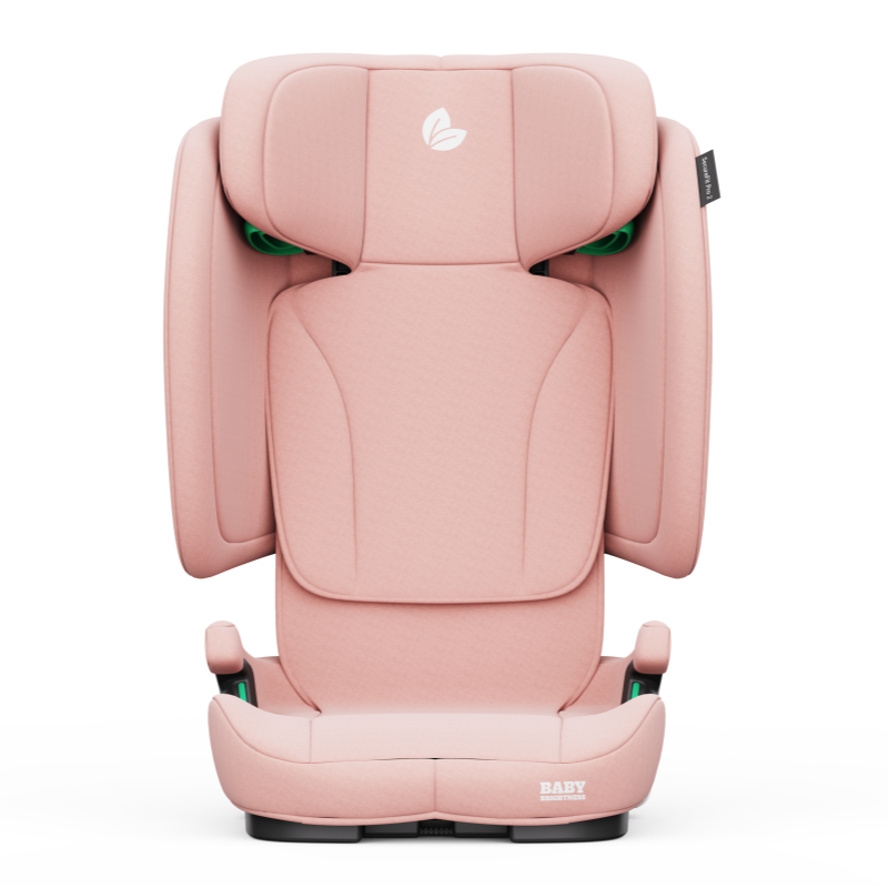 Baby Brightness SecureFit Pro 2 Portable Travel Booster Car Seat Pink