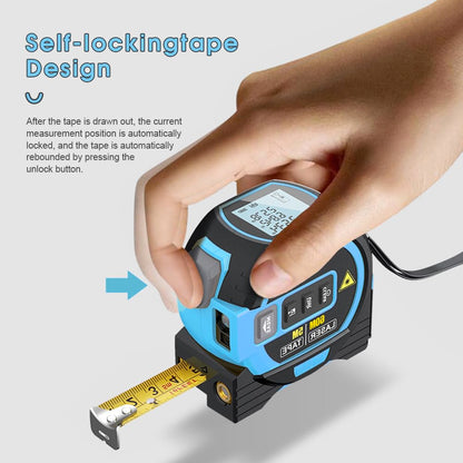 60m 3 in 1 Digital Measure Tape Laser Distance Meter Range Finder - salelink.co.nz