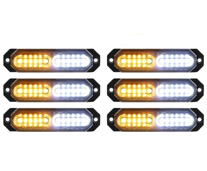 12-LED Strobe Lights 6PCS