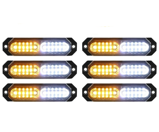 12-LED Strobe Lights 6PCS