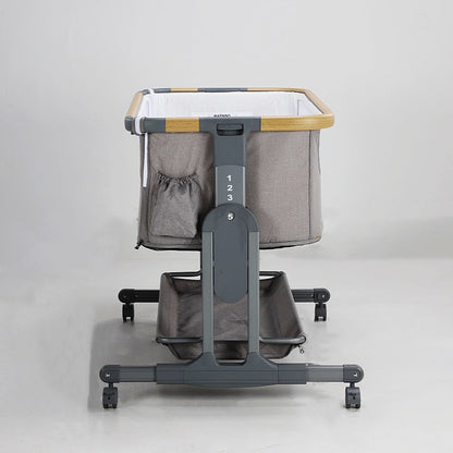 Baby Brightness Co Sleeper Bassinet Grey - image 9