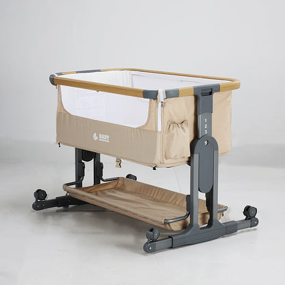 Baby Brightness Co Sleeper Bassinet Beige