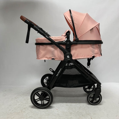 Skyra 2-in-1 Newborn Pram & Bassinet Stroller（Pink） - image 3