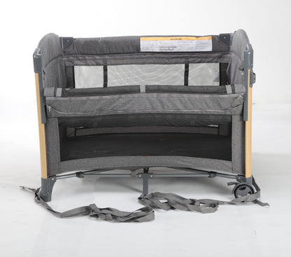 Baby Brightness 4 in 1  Baby Portacot Grey