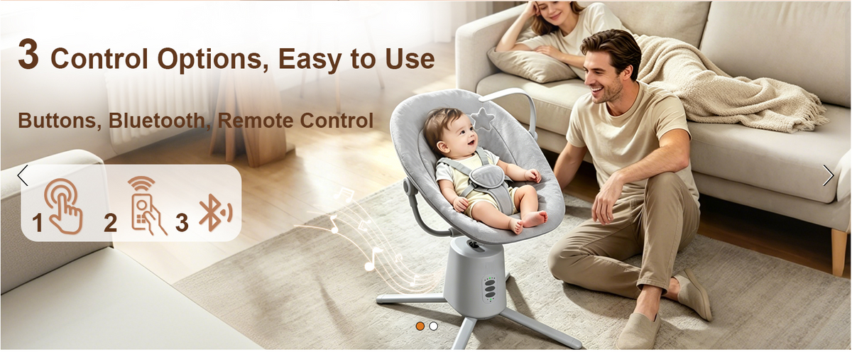 Pre-order Electric Baby Swing - Grey