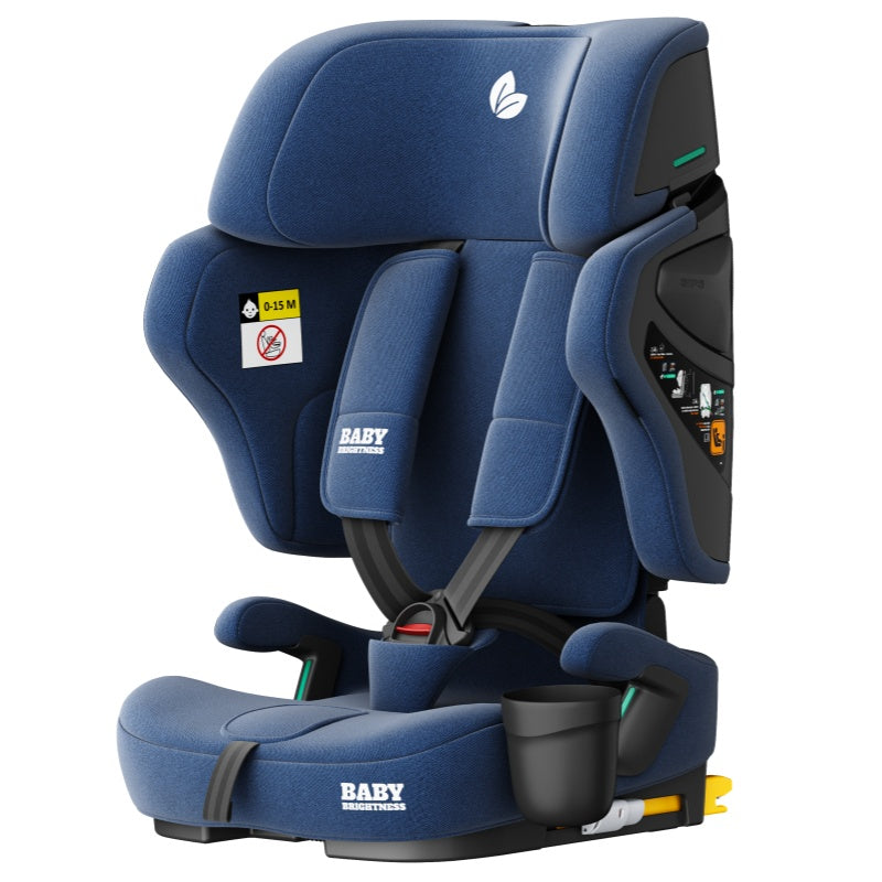 Baby Brightness Fortress Pro Portable Travel Booster Car Seat Blue