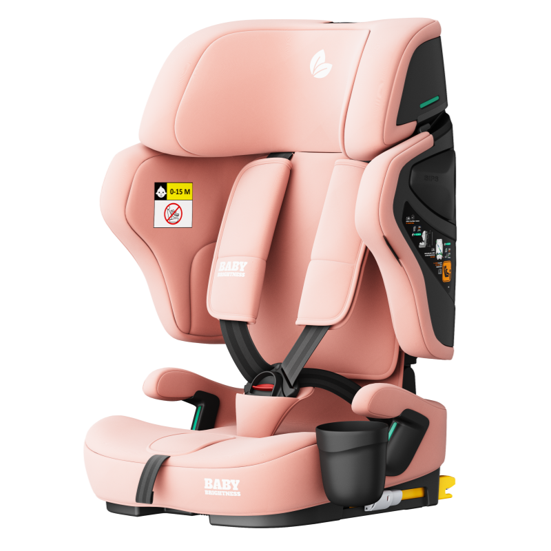 Baby Brightness Fortress Pro Portable Travel Booster Car Seat Pink