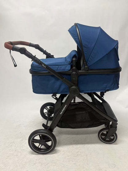 Pre-order Skyra 2-in-1 Newborn Pram & Bassinet Stroller（Blue）