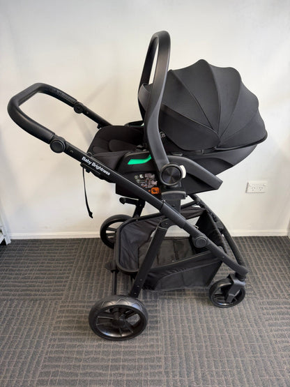 Pre-order Newborn Pram – Palms 1+ Stroller with Bassinet, Reclining Car Seat and Rotating ISOFIX Base (Black) - image 30