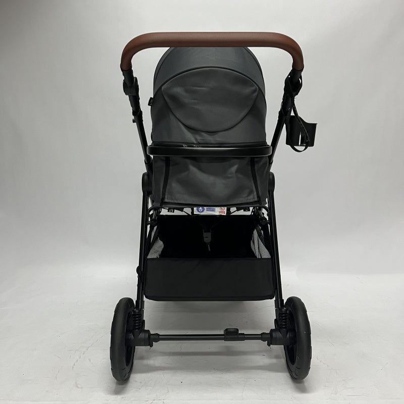 Pre-order Skyra 2-in-1 Newborn Pram & Bassinet Stroller and Reclining Car Seat (Grey)
