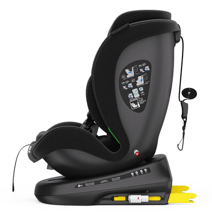 Pre-order Baby Brightness 360 Rotating ShieldMax Plus Car Seat Black  ETA: 2nd October 2025