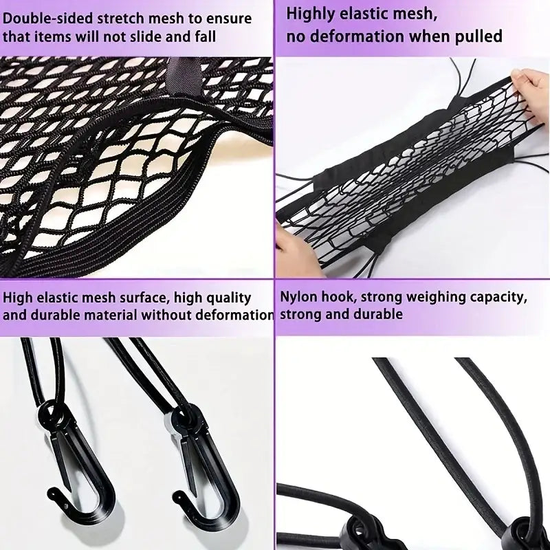 Seat Back Partition & Mesh Storage Net