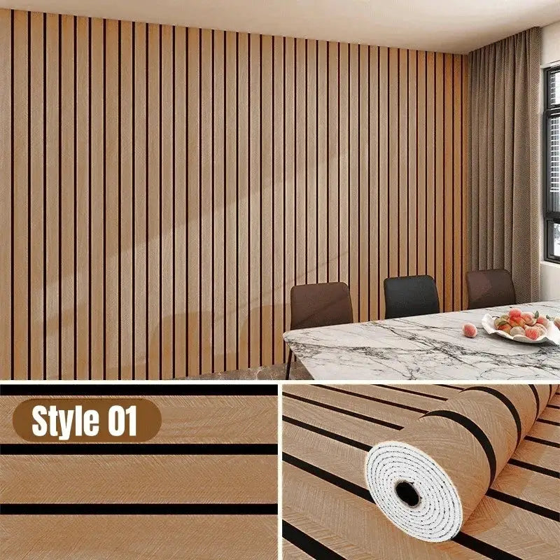 Self-Adhesive Foam Grille Wallpaper (available in 5 designs)