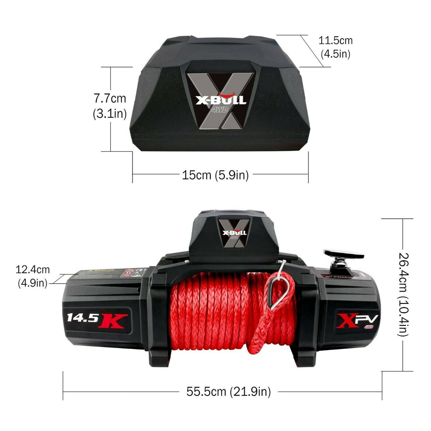 X-BULL Electric Winch 14500lbs