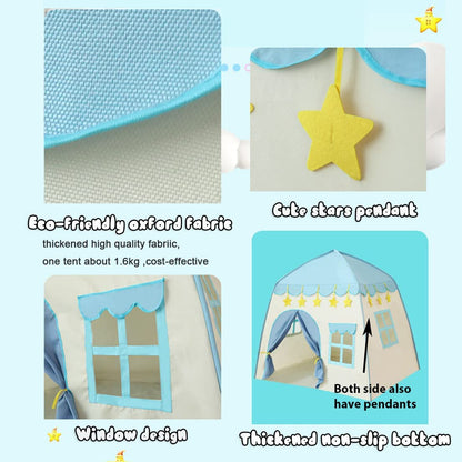 130x100x130cm Kids Play Tent Princess Castle