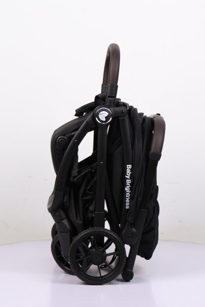 Travel Pram – FlexGo Lightweight Auto Folding Stroller (Black)