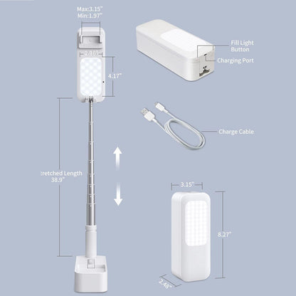 Extendable Selfie Stand 360 Rotation with Phone Holder