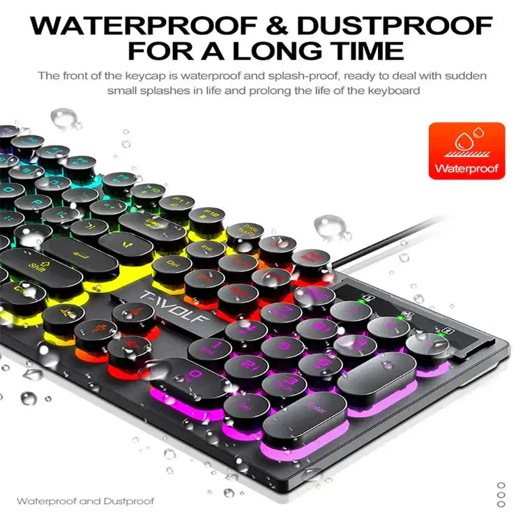 Shadow Mechanical Wired Gaming Keyboard (3 colours available)