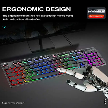 Shadow Mechanical Wired Gaming Keyboard (3 colours available)