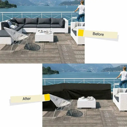 Shape Waterproof Rattan Sofa Cover (available in different sizes)