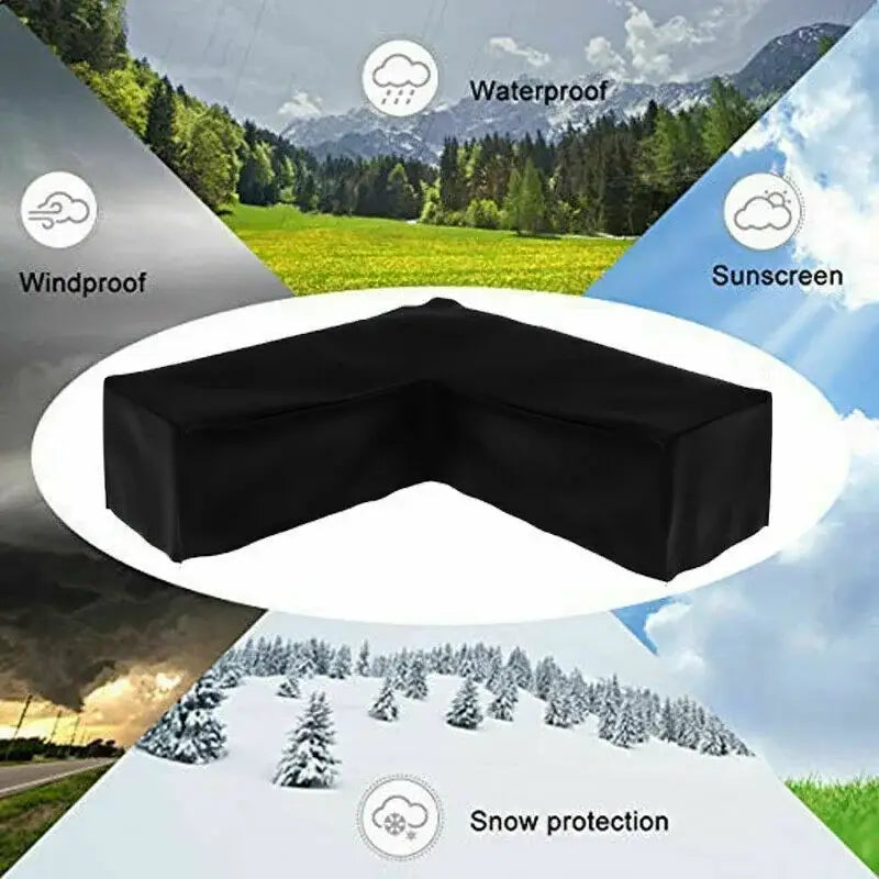Shape Waterproof Rattan Sofa Cover (available in different sizes)