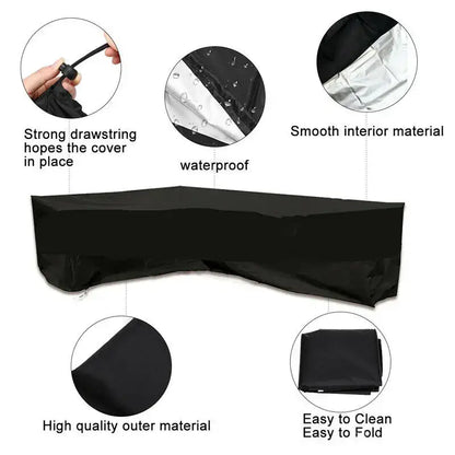 Shape Waterproof Rattan Sofa Cover (available in different sizes)