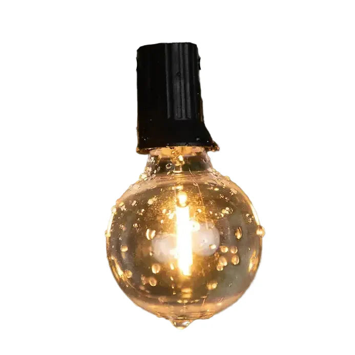 Shatterproof Solar String Lights G40 (Waterproof) with USB & Remote Control